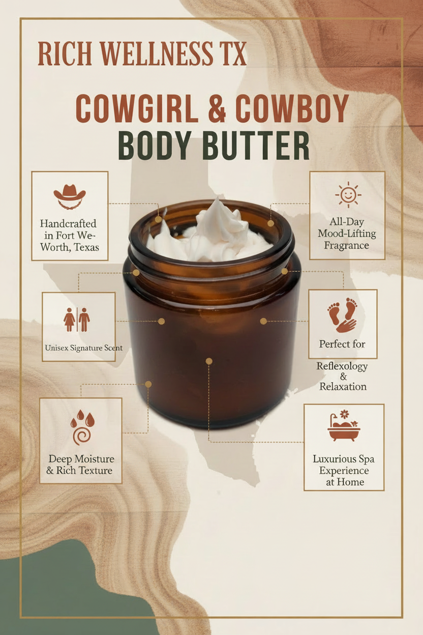 Cowgirl & Cowboy Body Butter Rich Wellness TX 